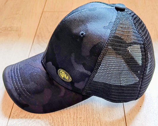 Cypra Black Trucker Cap