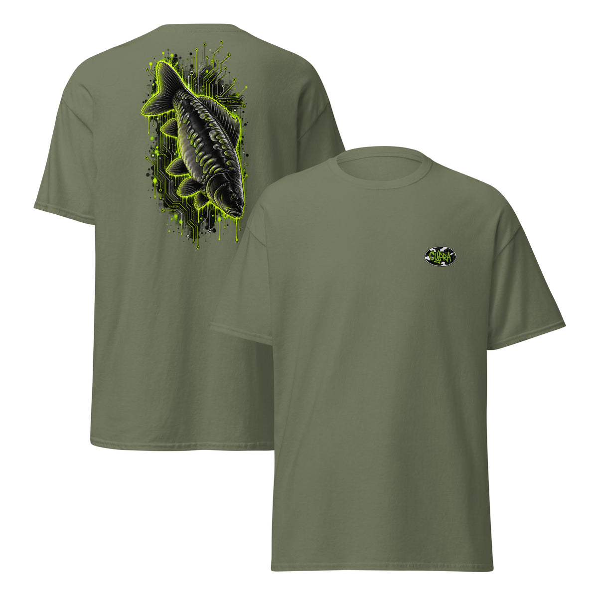 Cypra Neon Mirror Carp T-shirt