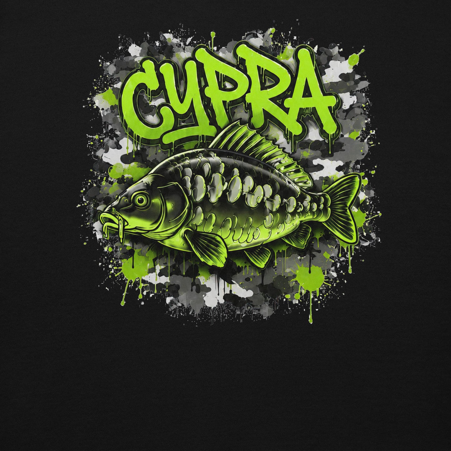 Cypra Carp Fishing (Street Mirror) Hoodie