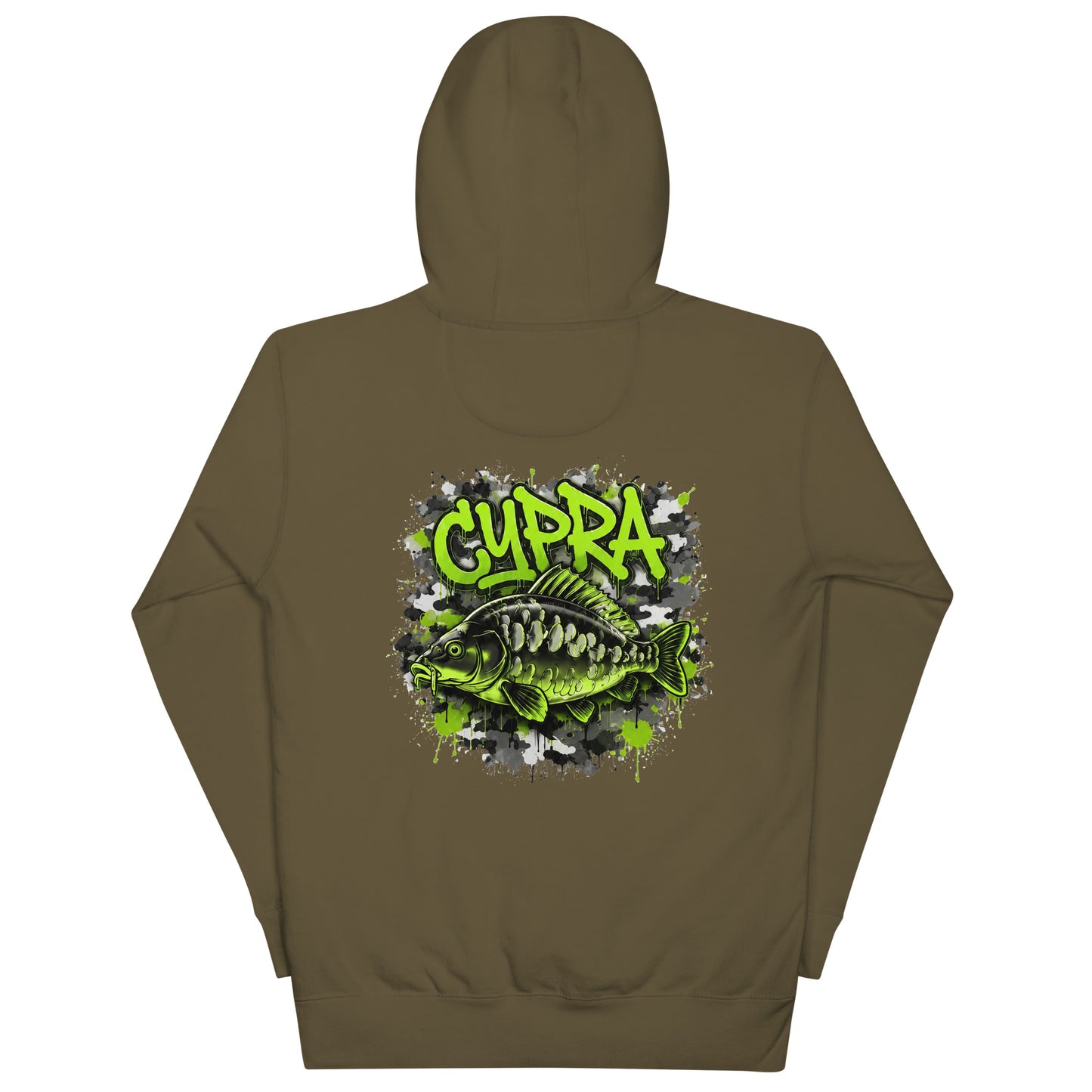 Cypra Carp Fishing (Street Mirror) Hoodie