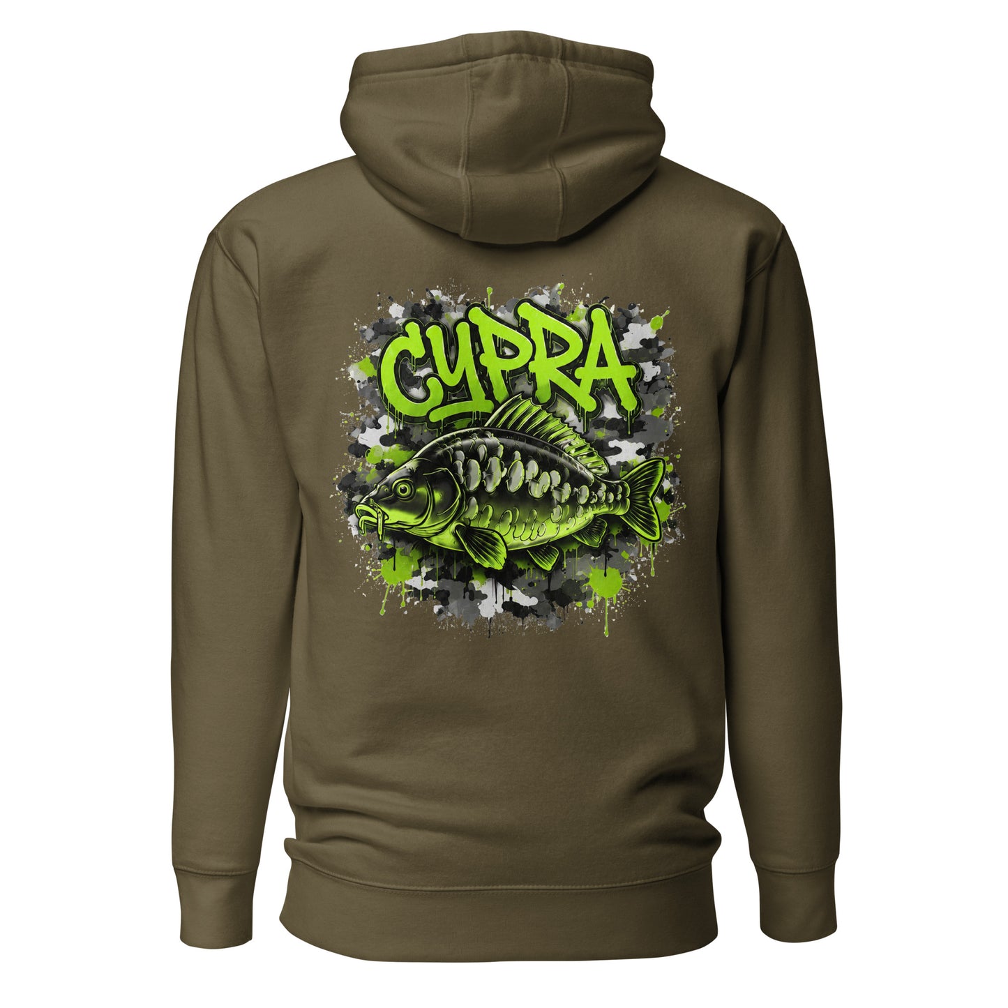 Cypra Carp Fishing (Street Mirror) Hoodie