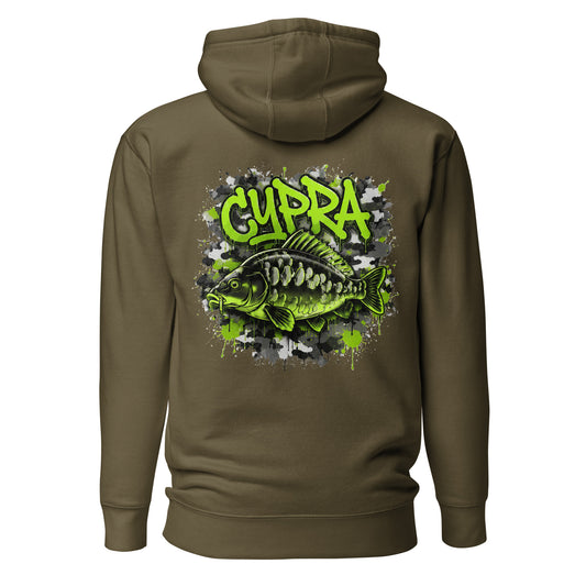 Cypra Carp Fishing (Street Mirror) Hoodie